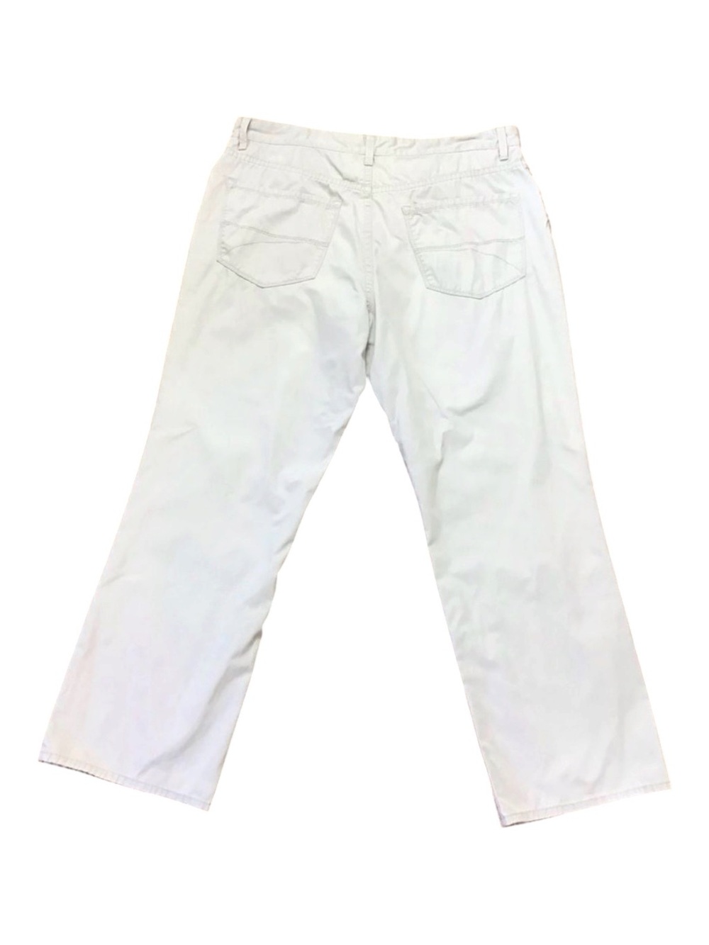 Tommy Hilfiger White Jeans Men 36x30 Straight Leg Cotton Denim Classic Summer